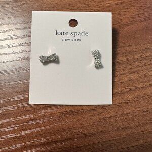 Kate Spade | Silver | Bow | Earrings